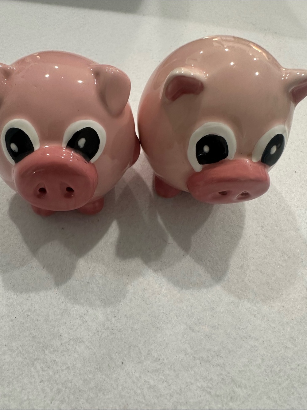 Pink Ceramic Pig Salt and Pepper Shakers - Home Accents